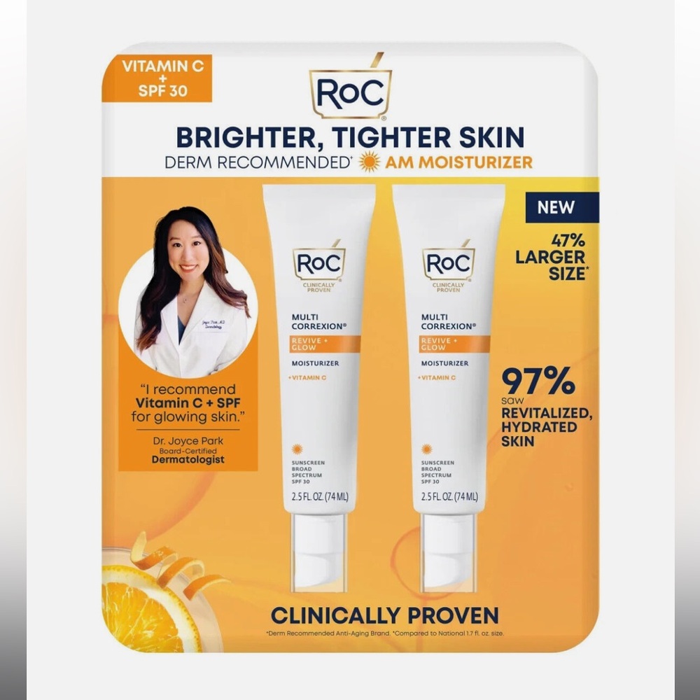 ROC brighter brighter tighter skin moisturizer